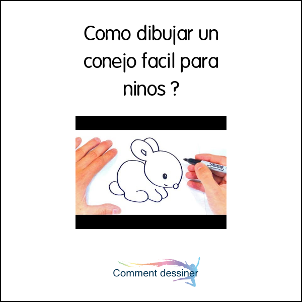 Como dibujar un conejo facil para niños